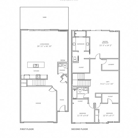 the floor plan at Novella Biltmore, Phoenix, AZ, 85016